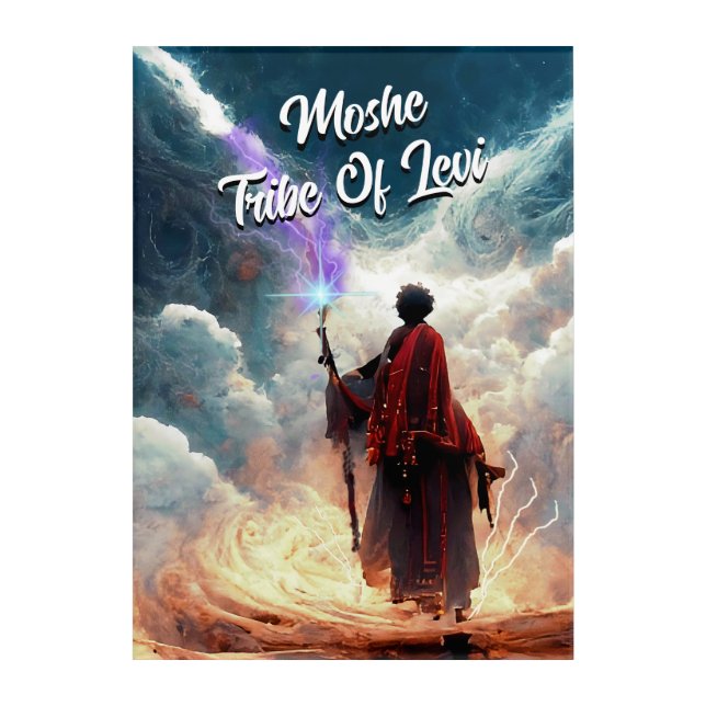 Moses Splitting The Red Sea Acrylic Print (Front)