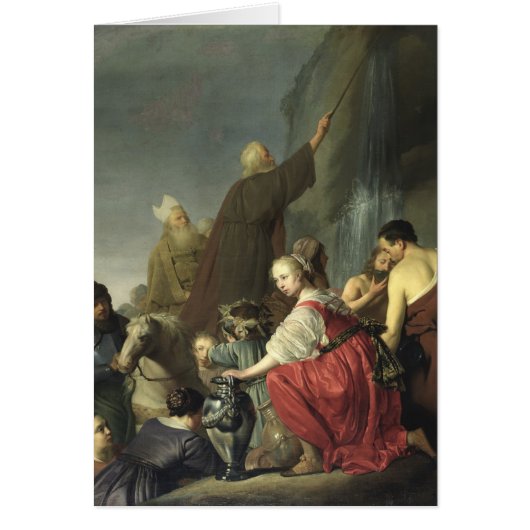 Moses Striking Water from the Rock Cards (Front)