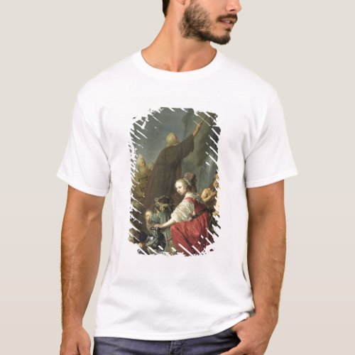 Moses Striking Water from the Rock T_Shirt