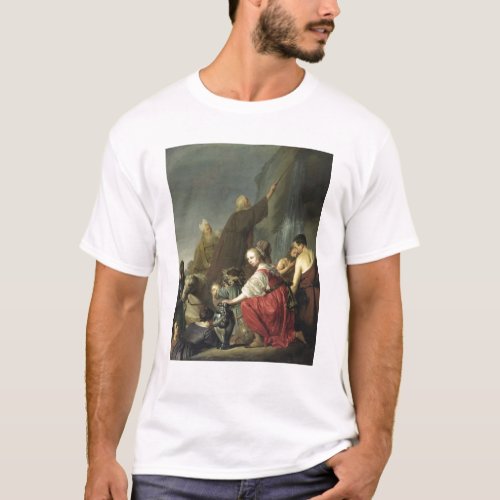 Moses Striking Water from the Rock T_Shirt