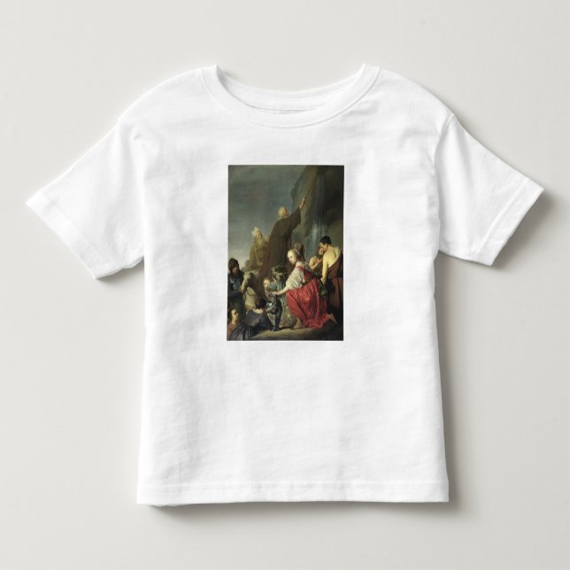 Moses Striking Water from the Rock Toddler T-shirt (Front)