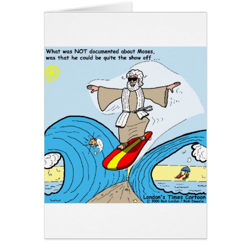 Moses Surfs Funny Cartoon Tees Gifts Collectibles