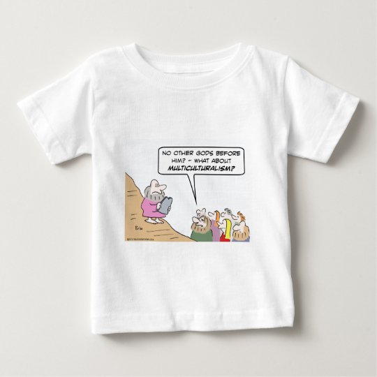 Moses, Ten Commandments, and Multiculturalism Baby T-Shirt