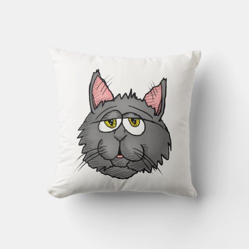 Moses the Qat Throw Pillow