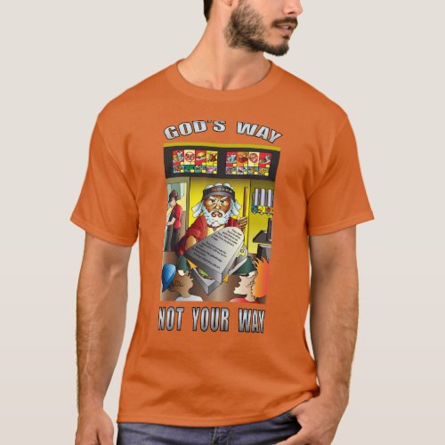 Moses Truth Cartoon T_Shirt