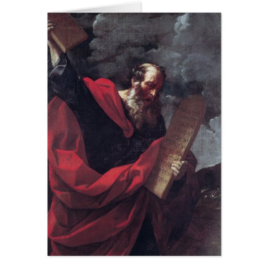 Moses with the Tablets of the Law Cards (Front)