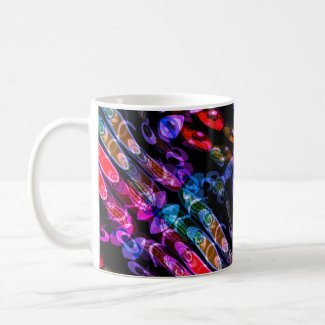 Mosh Pit Eyes in the Dark Coffee Mug