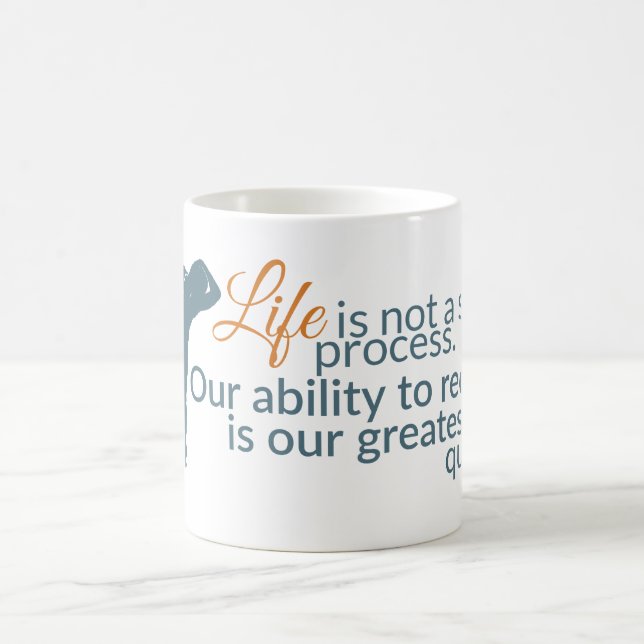 Moshe Speaks: Life Not Stable Process Mugs (Center)