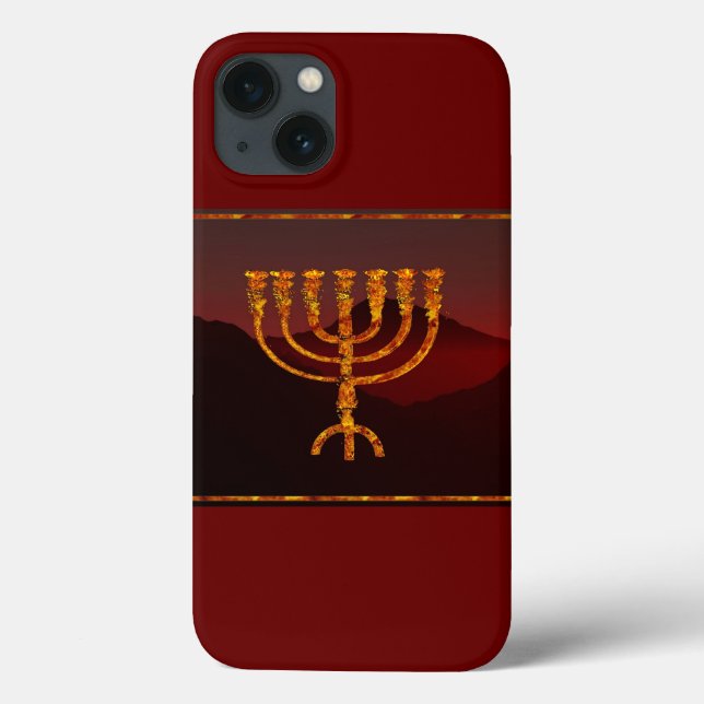 Moshe's Menorah Case-Mate iPhone Case (Back)