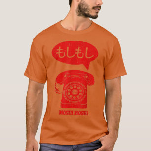 Moshi Moshi Japan Retro Telephone T-Shirt