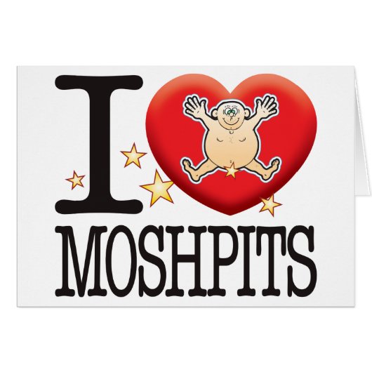 Moshpits Love Man Cards (Front Horizontal)