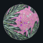Mosiac Abstract Palm Leaves Terrazzo Pattern Dart Board<br><div class="desc">Designed by Dream Big Digital Design</div>