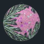 Mosiac Abstract Palm Leaves Terrazzo Pattern Dart Board<br><div class="desc">Designed by Dream Big Digital Design</div>