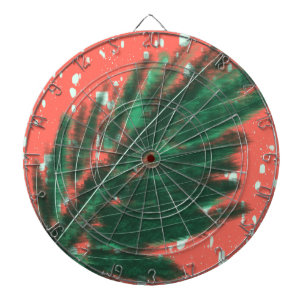 Mosiac Abstract Palm Leaves Terrazzo Pattern Dart Board