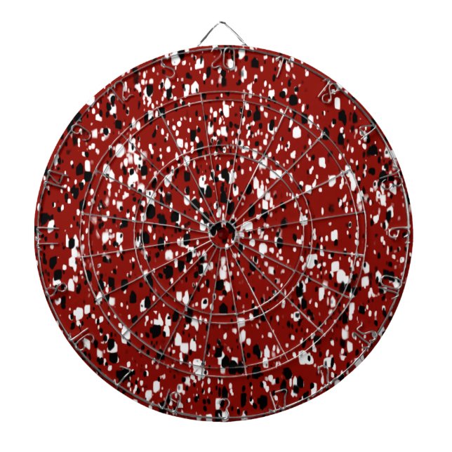 Mosiac Abstract Terrazzo Pattern Dart Board (Front)