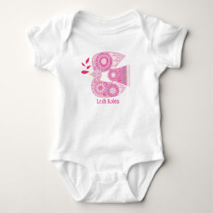 MOSIAC DOVE Baby Naming Jumper Baby Bodysuit