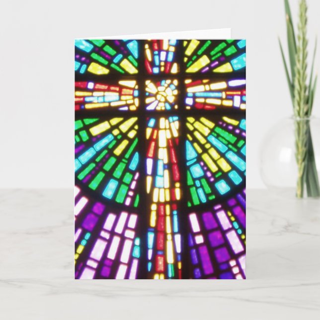 Mosiac partial cross card (Front)