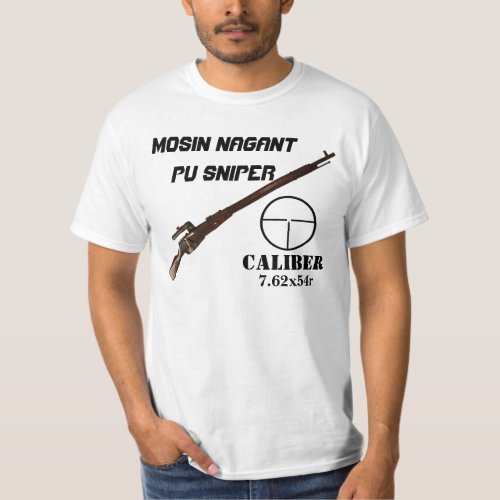 Mosin Nagant PU SNiper T Shirt