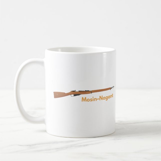 Mosin-Nagant Rifle Coffee Mug (Left)