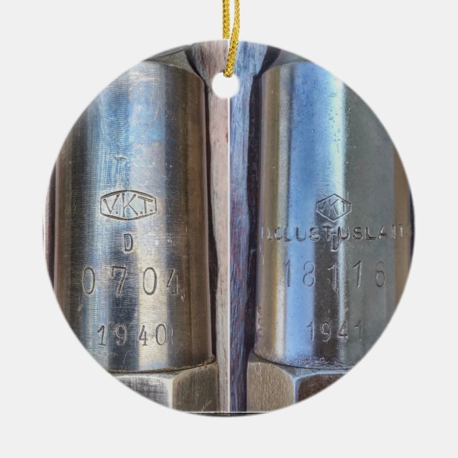 Mosin Nagant VKT Christmas Ornament (Front)