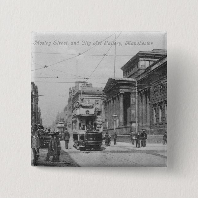 Mosley Street Pinback Button (Front)