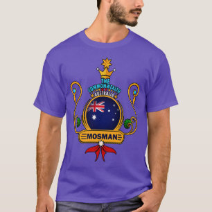 Mosman suburb Pride Golden Australian Flag Souveni T-Shirt