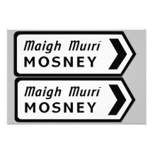 Mosney Irish Roadsign