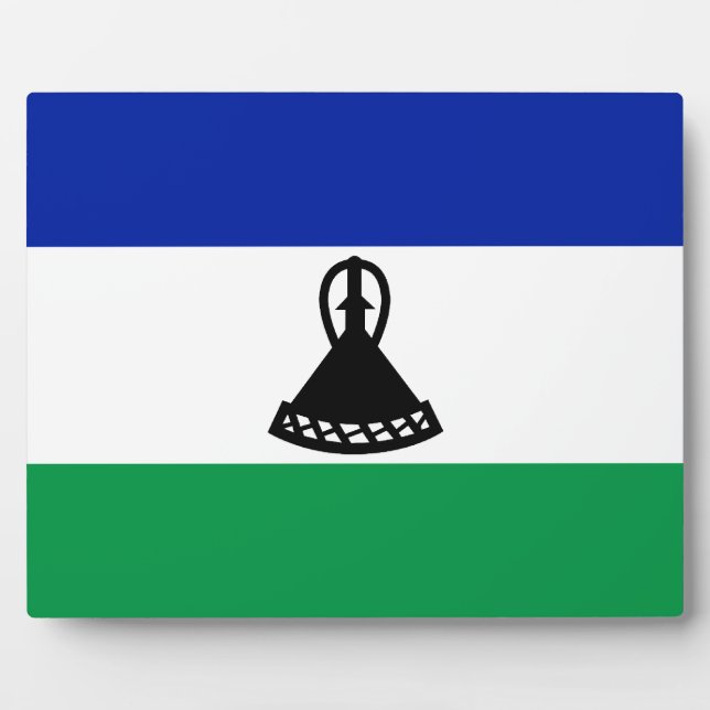 Mosotho Flag Plaque (Front)