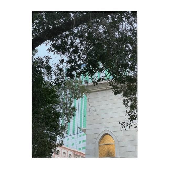 mosque acrylic print (Front)