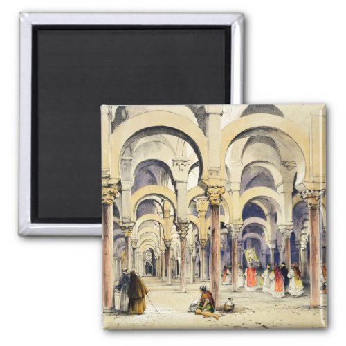 Mosque at Cordoba from Sketches of Spain engra Magnet