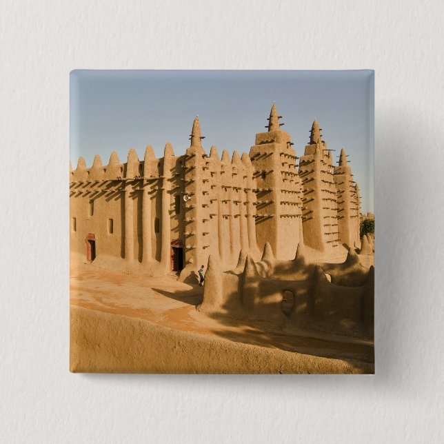 Mosque at Djenne, a classic example of Button (Front)