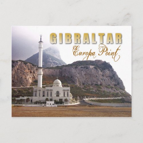 Mosque at Europa Point Gibraltar Postcard