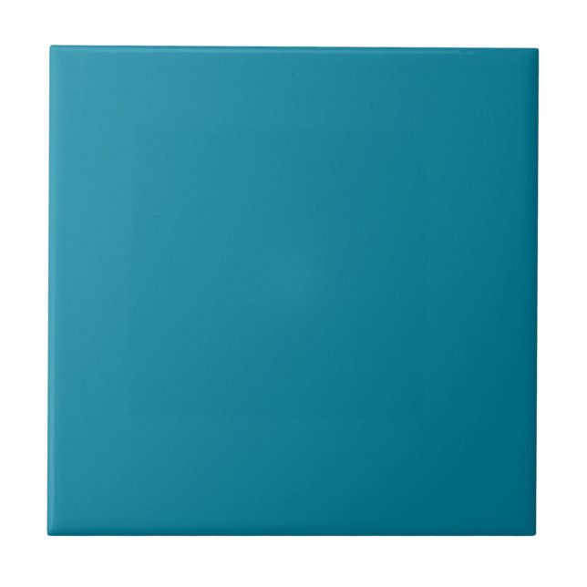 Mosque Blue Square Kitchen and Bathroom Ceramic Tile (Front)