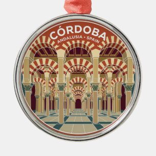 Mosque-Cathedral of Cordoba Spain Metal Ornament