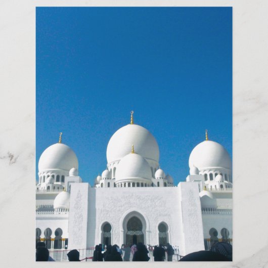 Mosque in Abu Dhabi (Front)