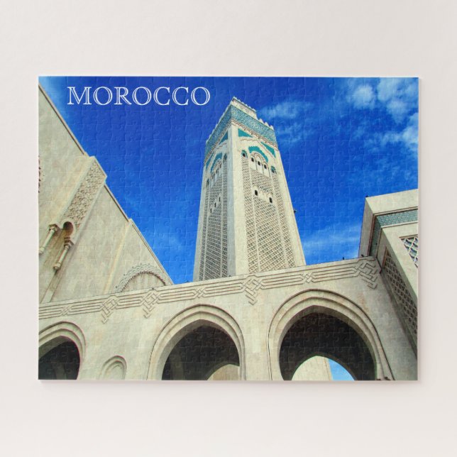 mosque morocco jigsaw puzzle (Horizontal)