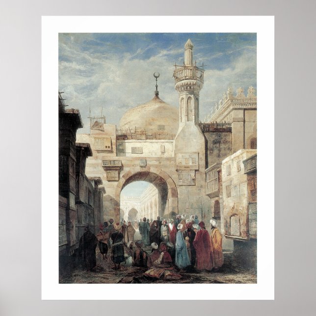 Mosque of Al Azhar in Cairo Poster (Front)