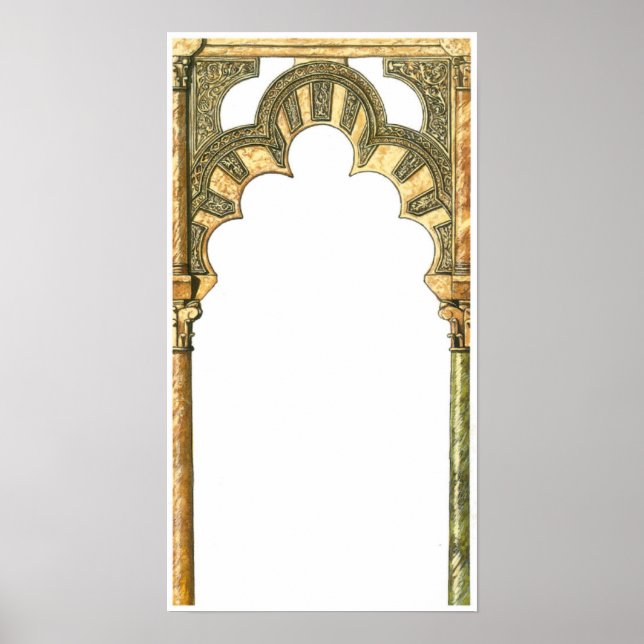 Mosque of Cordoba Spain. Caliphate arch Poster (Front)