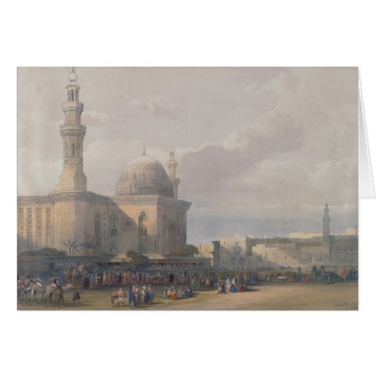 Mosque of Sultan Hasan from Great Square Rumeyleh Cards (Front Horizontal)