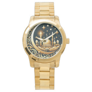 Mosque On Golden Moon Watch