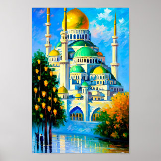 Mosque Print Muslim Art print Digital Wall Art