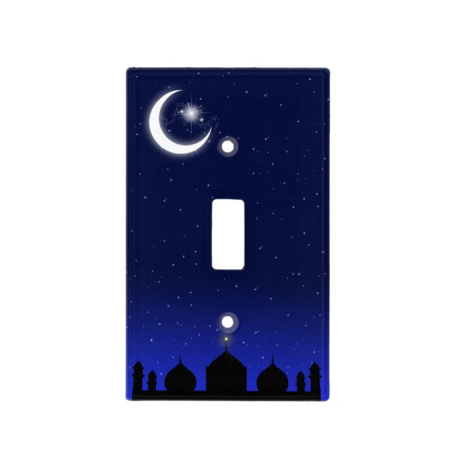 Mosque Silhouette at Night - Light Switch Cover (Front)