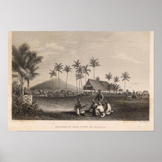 Mosque, Sooloo, Philippines Poster (Front)