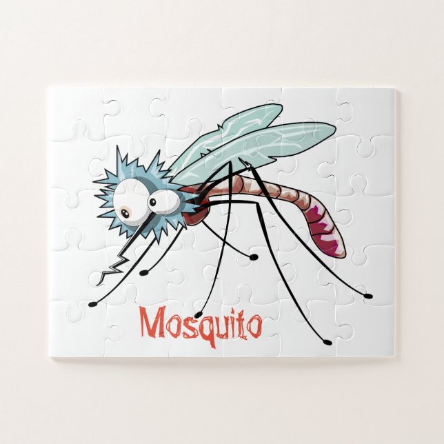 Mosquito cartoon jigsaw puzzle (Horizontal)