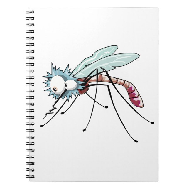 Mosquito cartoon  notebook (Front)
