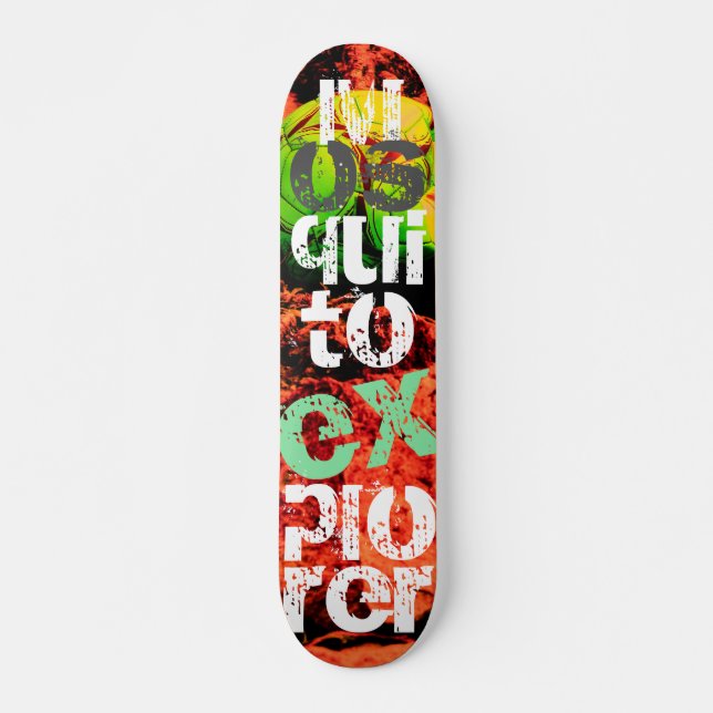 mosquito explorer skateboard deck (Front)