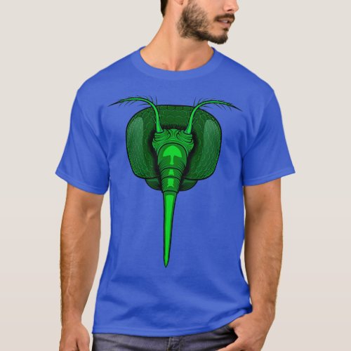Mosquito head green T_Shirt