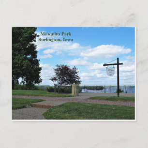 Mosquito Park, Burlington, Iowa Postcard