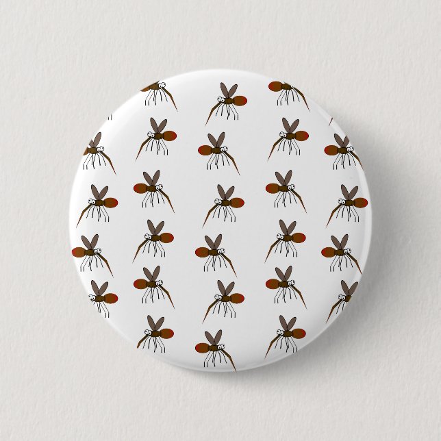 Mosquito Pinback Button (Front)