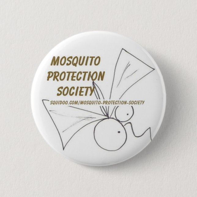 Mosquito Protection Society Button (Front)